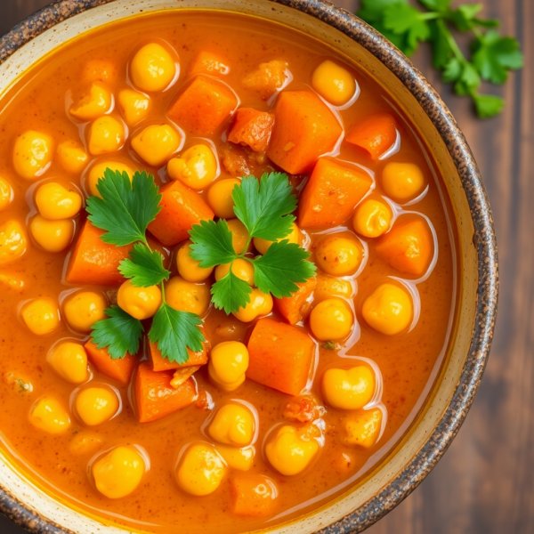 Slow Cooker Vegan Chickpea Curry