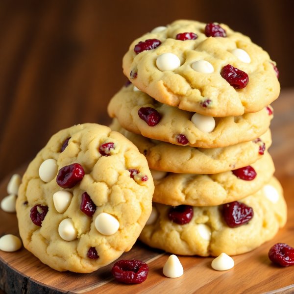 Gluten-Free Cranberry White Chocolate Chip Cookies