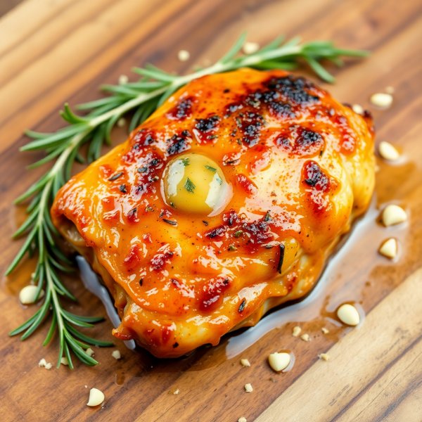 Garlic Butter Herb Chicken Thighs