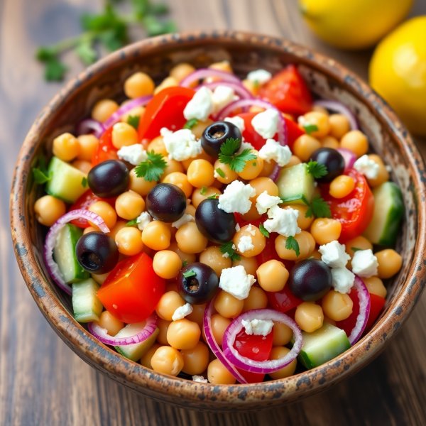 Mediterranean Chickpea Salad