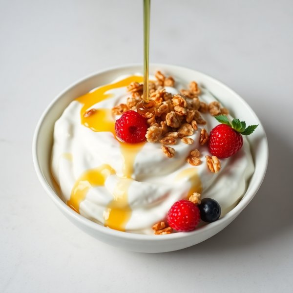 Greek Yogurt with Honey and Granola