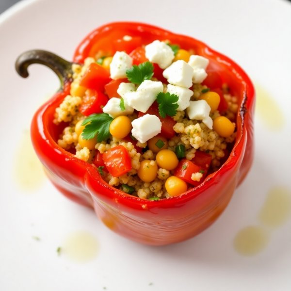 Mediterranean Stuffed Bell Pepper