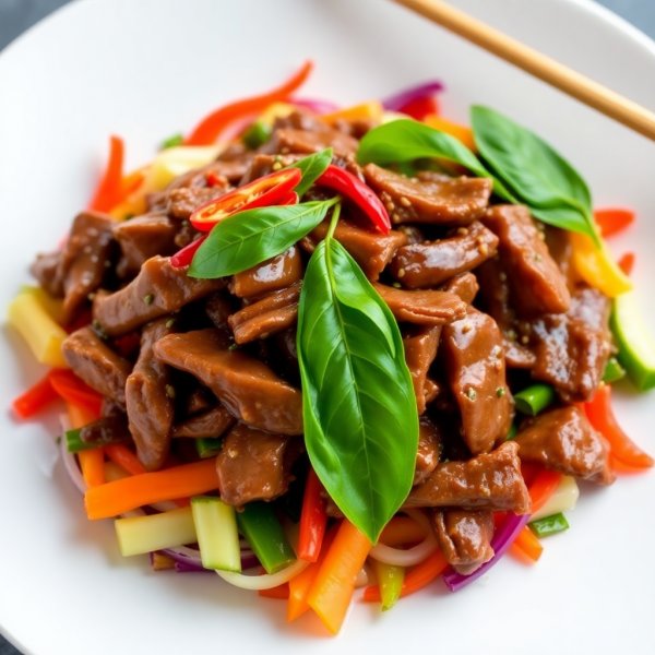 Thai Basil Beef Stir-Fry