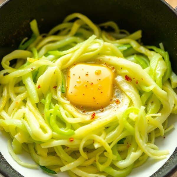 Savory Garlic Butter Sautéed Cabbage