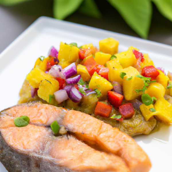 Spicy Salmon with Mango Salsa