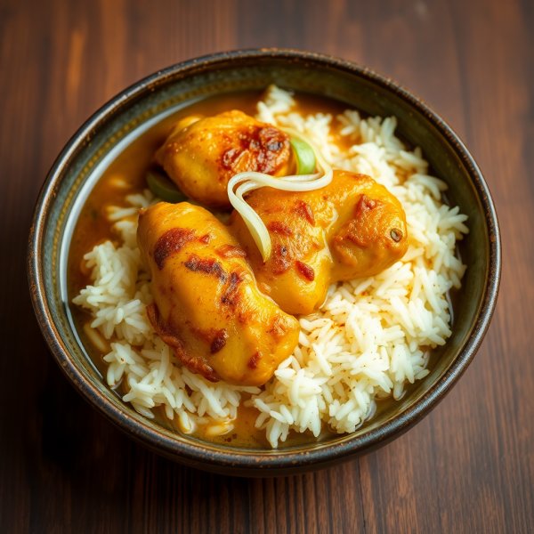 Traditional Saudi Sulaik (Rice and Chicken Stew)