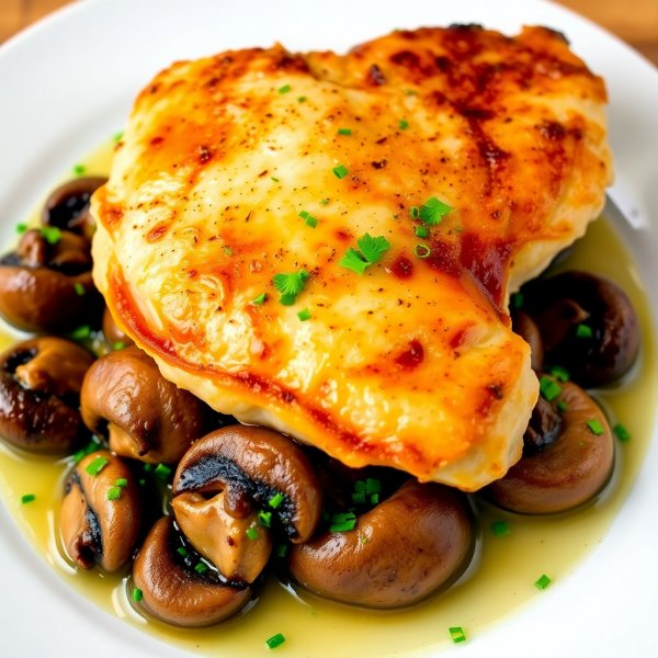 Garlic Butter Mushroom Chicken