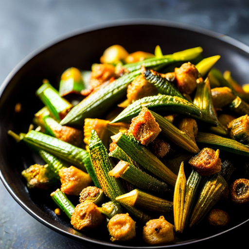 Masala Bhindi (Fried Okra)