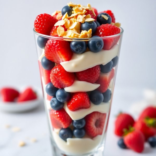 Mixed Berry & Mascarpone Parfait