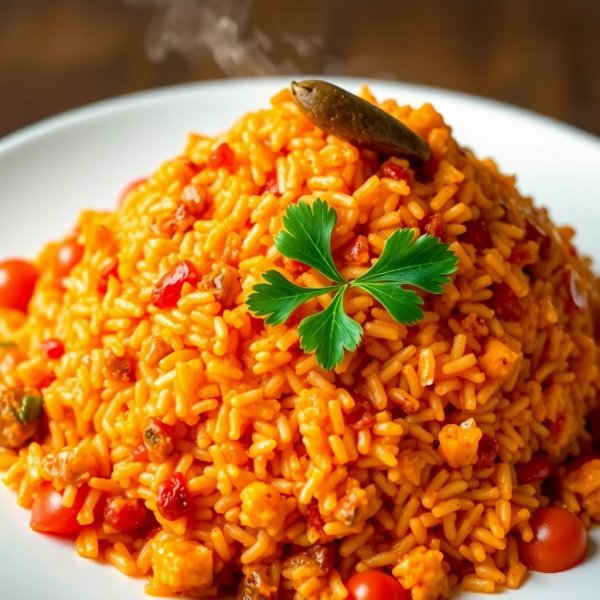 Best Ever Nigerian Jollof Rice for 15