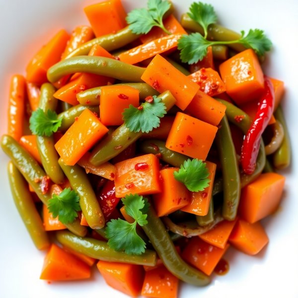 Spicy Bean and Veggie Stir-Fry