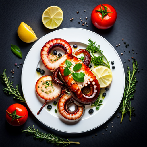 Grilled Octopus with Lemon-Herb Marinade