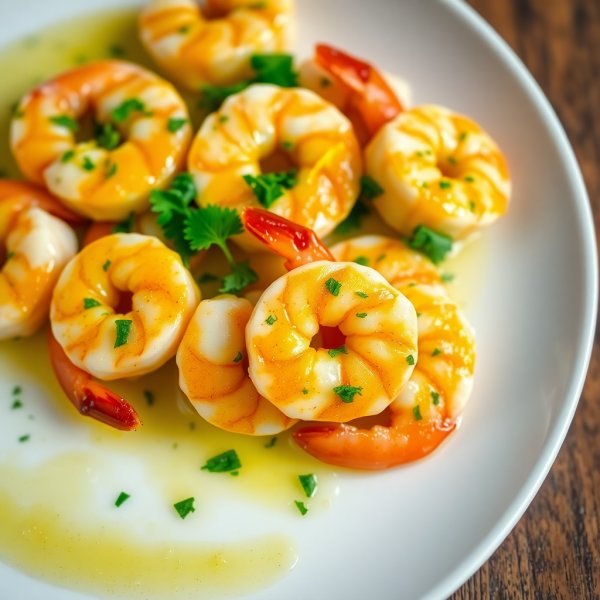 Garlic Butter Shrimp with Lemon Zest
