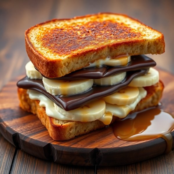 Chocolate Banana Cheese Melt