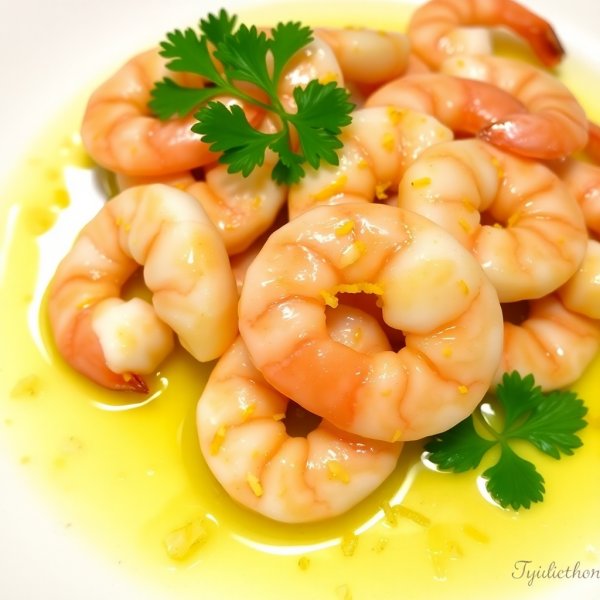 Garlic Butter Shrimp with Lemon Zest