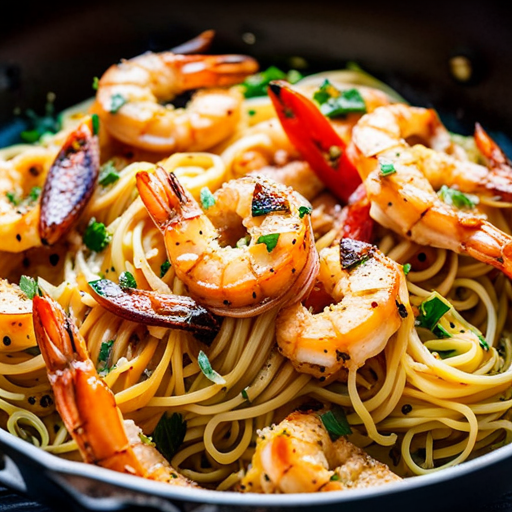 Garlic Shrimp Pasta