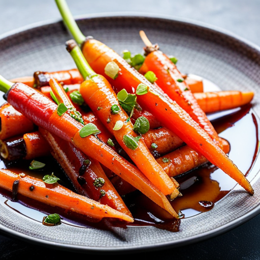 Garlic and Onion Glazed Carrots