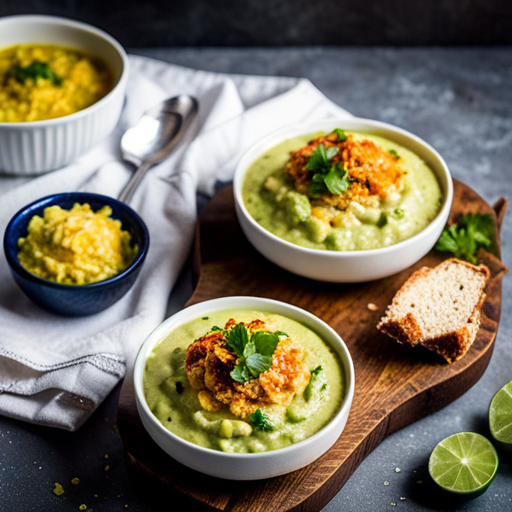 Creamy Avocado and Crab Soup