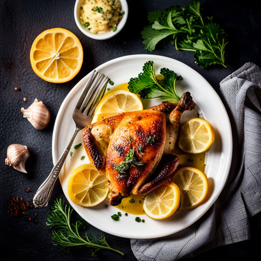 Lemon Garlic Baked Chicken