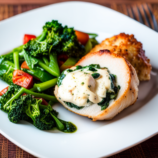 Spinach and Feta Stuffed Chicken Breast