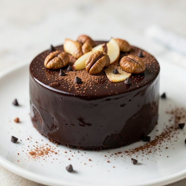 Chocolate Hazelnut Charlotte with a Hint of Apple