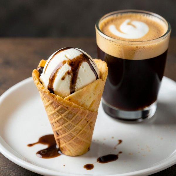 Iced Coffee Cornato Delight