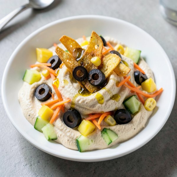 Crunchy Pineapple Hummus Salad Dressing