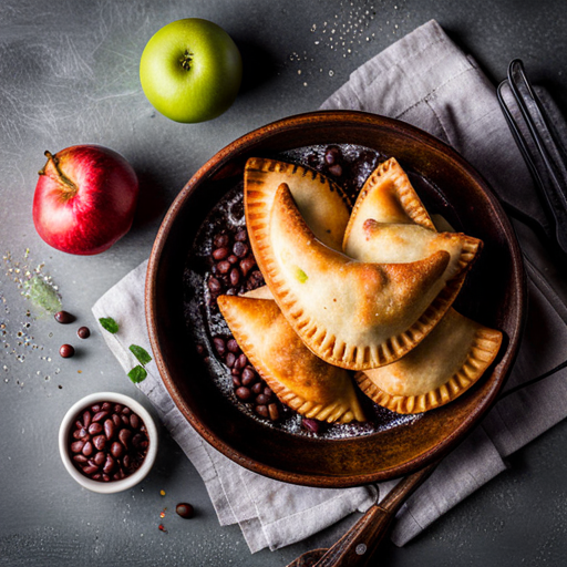 Brazilian Bean and Apple Empanadas