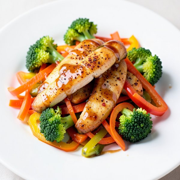Quick Comfort Chicken and Veggie Stir-Fry