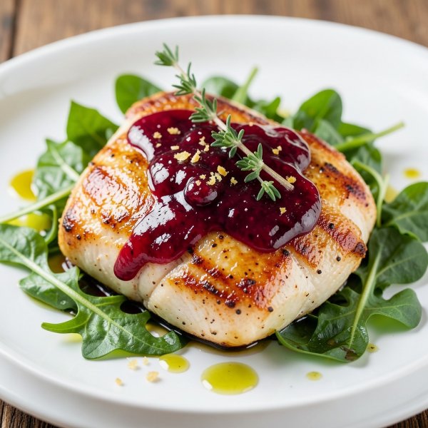 Savory Jam-Glazed Chicken Breast