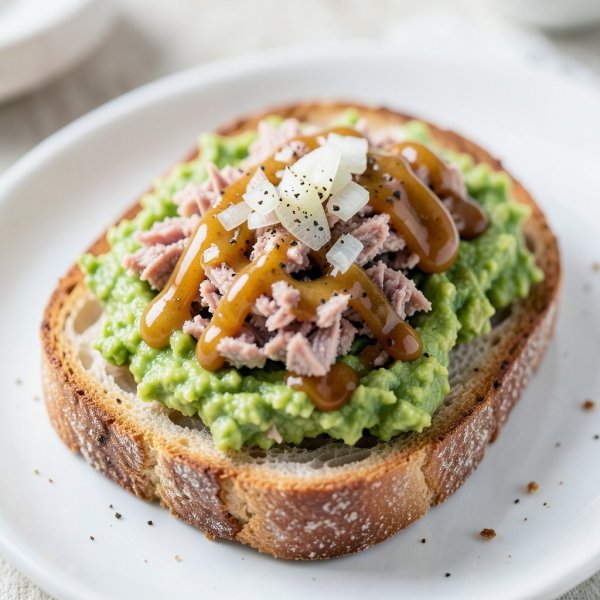 Creamy Tuna and Avocado Toast