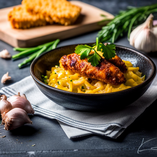 Cheesy Garlic Ginger Chicken