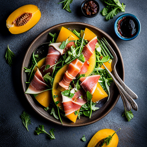 Cantaloupe and Prosciutto Salad