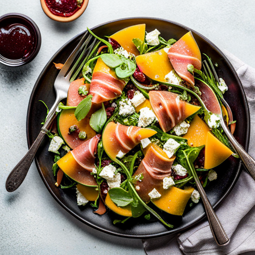 Cantaloupe and Prosciutto Salad