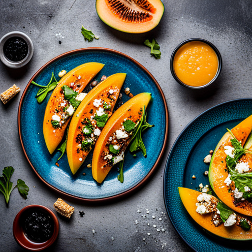 Grilled Cantaloupe Salad