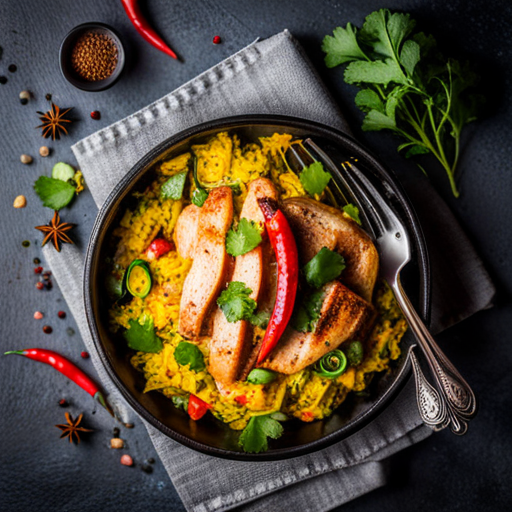 Healthy Indian Chicken Fried Rice