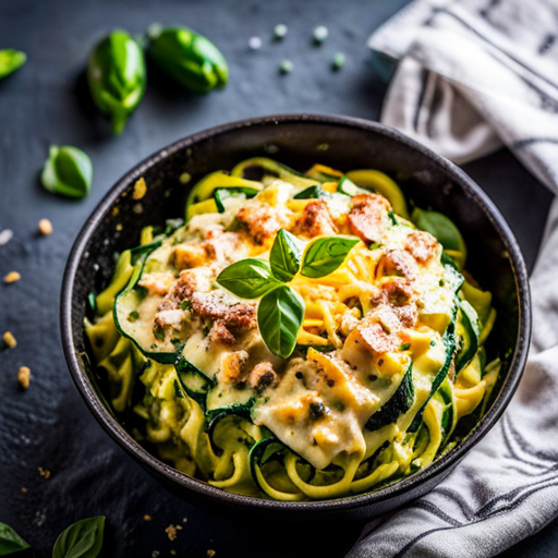 Low-Carb Cheesy Zucchini Pasta