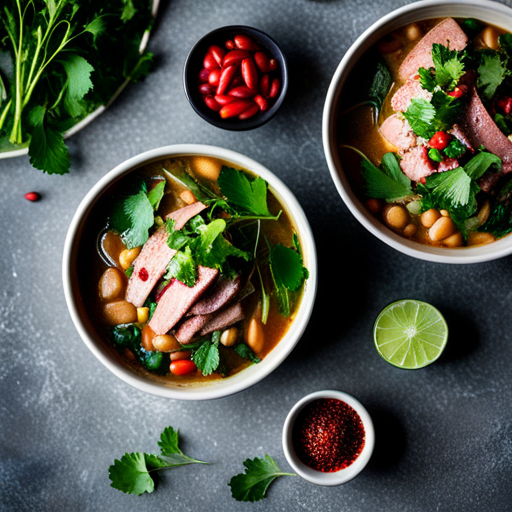 Thai Pork and Bean Soup