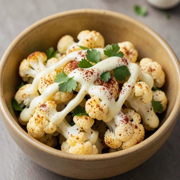 Golden Cauliflower Chickpea Bowl