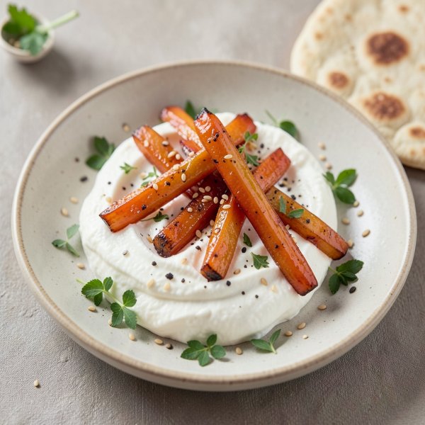 Whipped Feta with Honey-Roasted Carrots