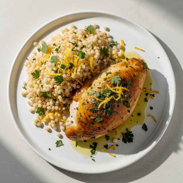 Lemon-Herb Chicken with Couscous