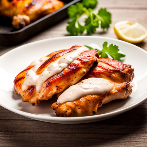 Creamy Grilled Chicken with Mayonnaise