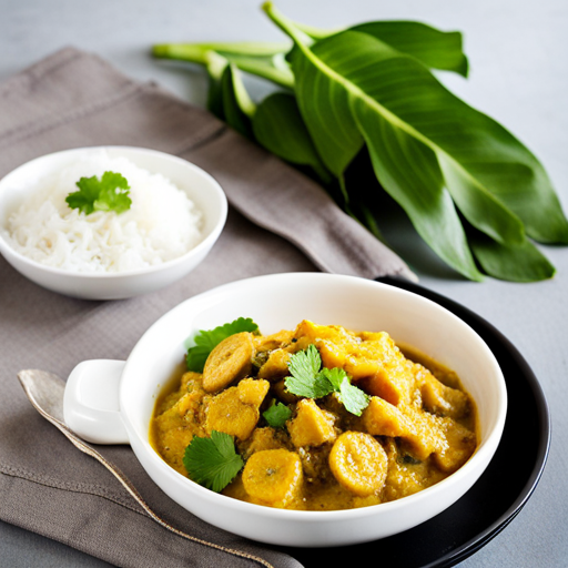 Banana Curry with Rice