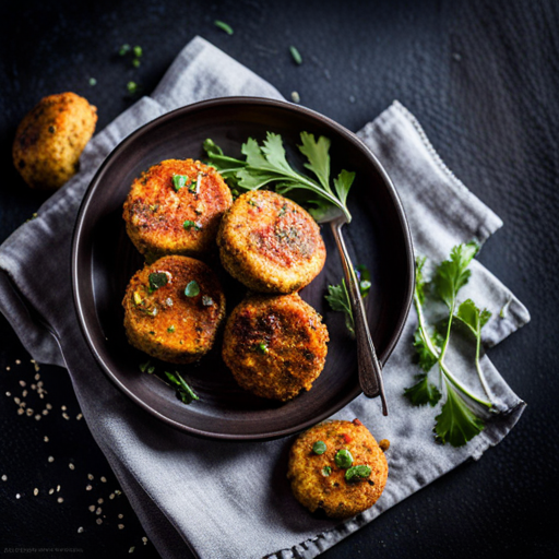 Spiced Carrot and Potato Tikki