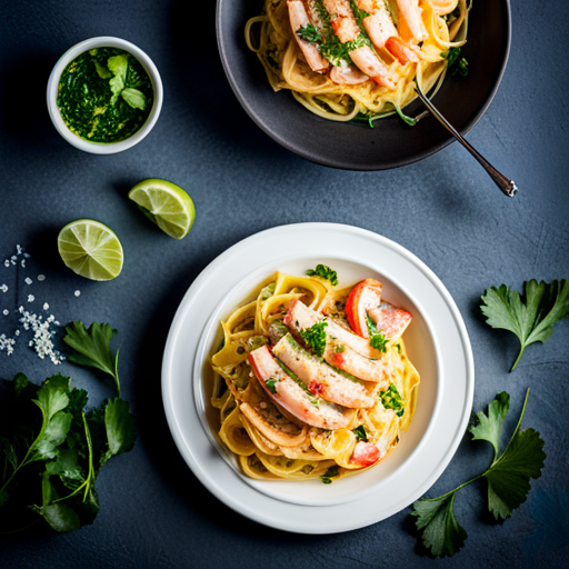 Crab Linguine with Lemon Butter Sauce