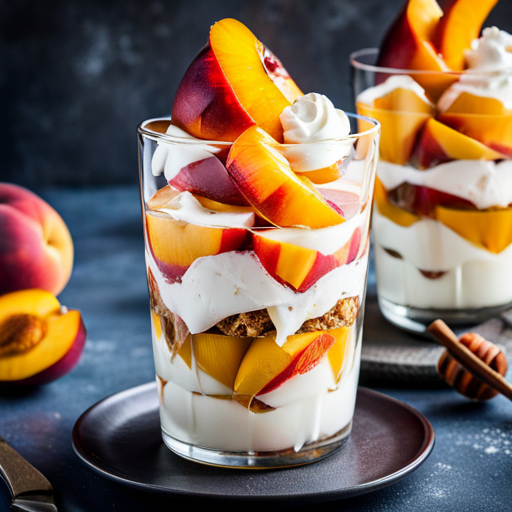 Honey-Peach Parfait Recipe | cookAIfood