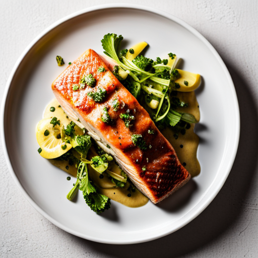 Pan-Seared Salmon with Lemon Butter Sauce