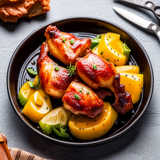 Honey Glazed Chicken with Cheesy Potato Mash