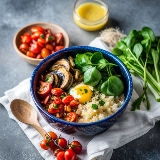 Caribbean Crab and Mushroom Breakfast Bowl