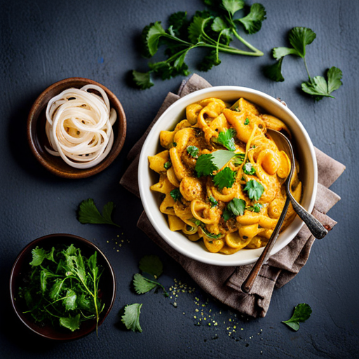 Indian Potato Pasta Curry